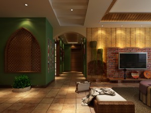 balinese style living room 1845 3Dモデル