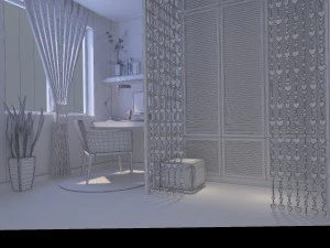 family office study 1816 3D Model