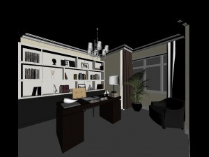 family office study 1817 3D Модель