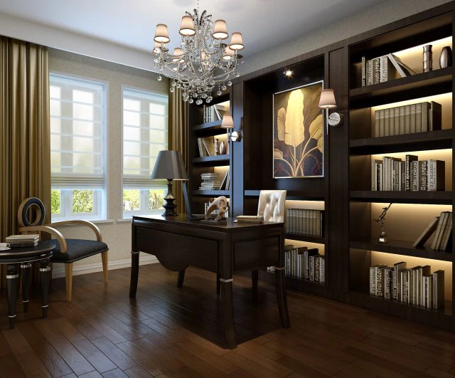 family office study 1818 3D Model .c4d .max .obj .3ds .fbx .stl .blend