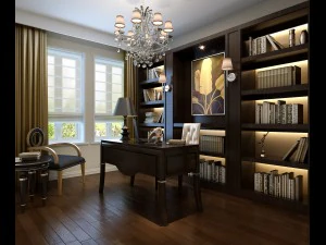 estudio de oficina familiar 1818 Modelo 3D