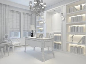 family office study 1818 3D Model