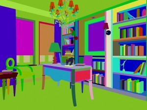 family office study 1818 3D Модель