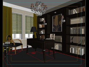 family office study 1818 3D Модель