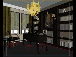 family office study 1818 3D Модель