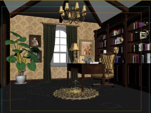 family office study 1819 3D Model