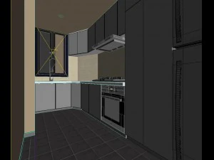 home office study 1820 3D Model