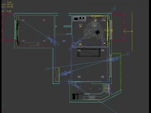 home office study 1820 3D Model