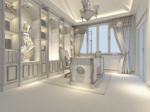 family office study 1821 3D Model