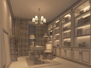 family office study 1822 3D Model
