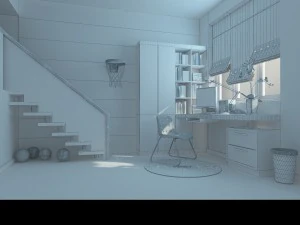 family children study 1813 3D Model