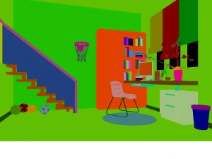 family children study 1813 3D Model