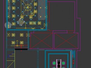 concise retro european living room 3D-Modell