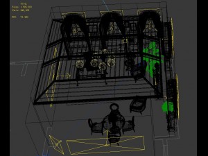 european luxury home office study 1806 3D Model