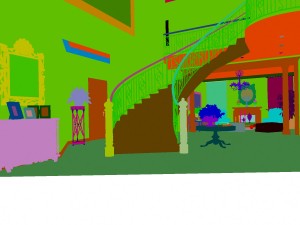 european living room stairs 1710 3D Model