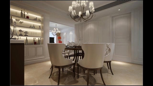 european modern living room 1844 Model 3D .c4d .max .obj .3ds .fbx .stl .blend