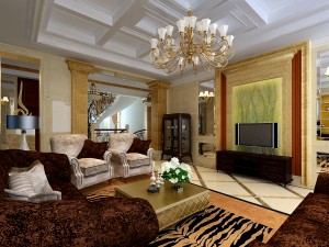 stylish style living room 1801 3Dモデル