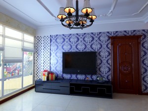 stylish style living room 1801 3Dモデル