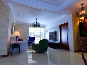 stylish style living room 1801 3Dモデル