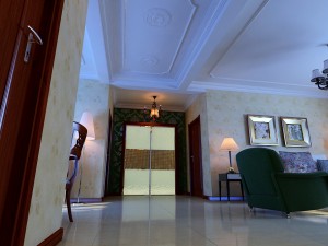 stylish style living room 1801 3Dモデル
