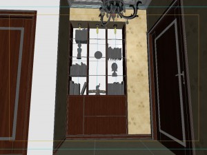 stylish style living room 1801 3Dモデル