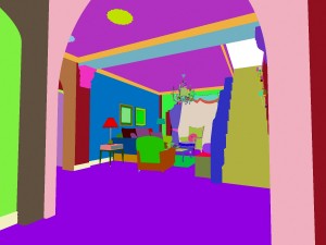 stylish style living room 1805 3D 模型
