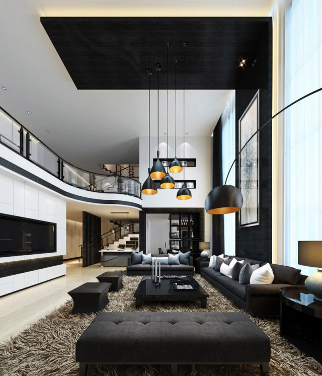 stylish luxury home decoration - living room 6105 3D Model .c4d .max .obj .3ds .fbx .stl .blend 