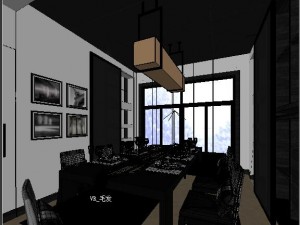 stylish luxury home decoration - living room 6105 3D Model