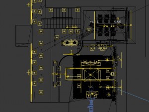 stylish luxury home decoration - living room 6105 3D Model