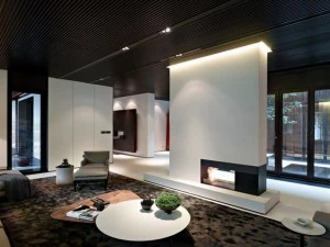 stylowa, luksusowa dekoracja domu - salon 6110 Model 3D