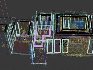 stylish luxury home decoration - living room 6111 3D Model