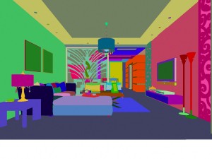 stylish luxury home decoration - living room 6113 3D Model