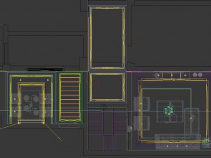 stylish luxury home decoration - living room 6113 3D Model