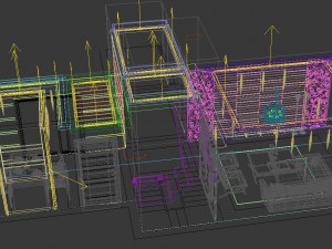 stylish luxury home decoration - living room 6113 3D Model