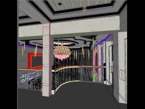 stylish luxury home decoration - living room 6114 3D Model