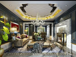 şık l&uuml;ks ev mobilyaları - oturma odası 6115 3D Model