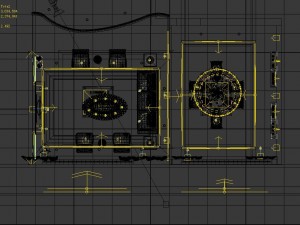 stylish luxury home decoration - living room 6117 3D Model
