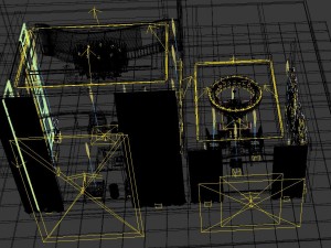 stylish luxury home decoration - living room 6117 3D Model