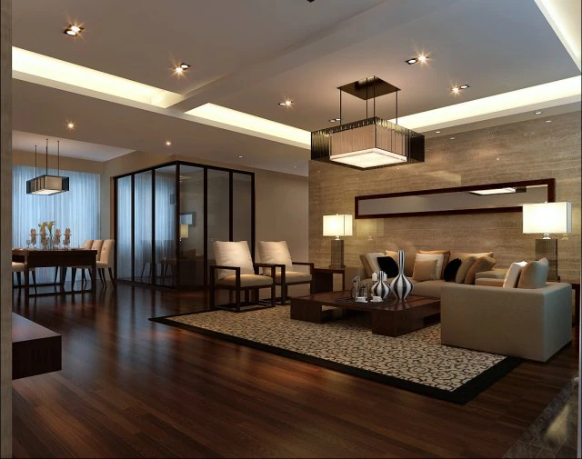 stylish luxury home decoration - living room 6119 3D Model .c4d .max .obj .3ds .fbx .stl .blend 