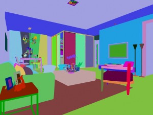 stylish luxury home decoration - living room 6120 3D Model