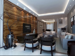stylish luxury home decoration - living room 6123 Modèle 3D