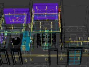 stylish luxury home decoration - living room 6133 3D Model