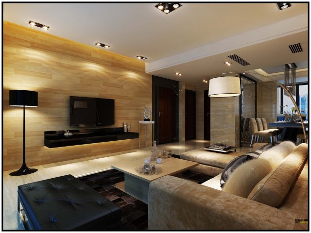 stylish luxury home decoration - living room 6134 3D Modell .c4d .max .obj .3ds .fbx .stl .blend