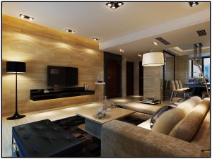 stylish luxury home decoration - living room 6134 3D मॉडल