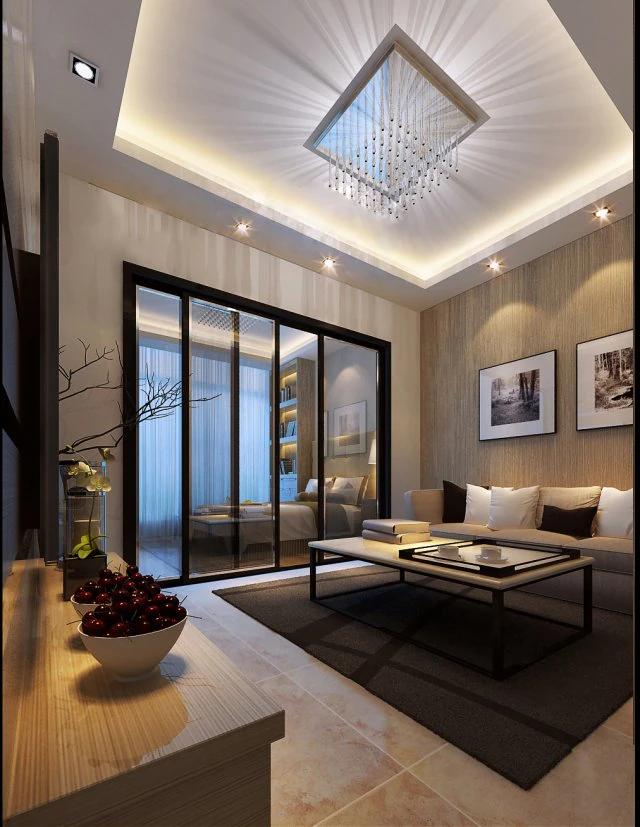 stylish luxury home decoration - living room 6135 3D Model .c4d .max .obj .3ds .fbx .stl .blend 