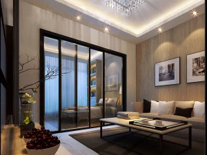 dekorasi rumah mewah bergaya - ruang tamu 6135 Model 3D