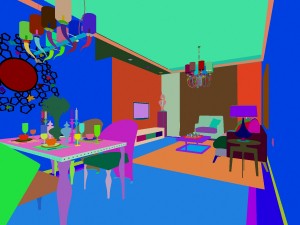stylish luxury home decoration - living room 6138 Modelo 3D