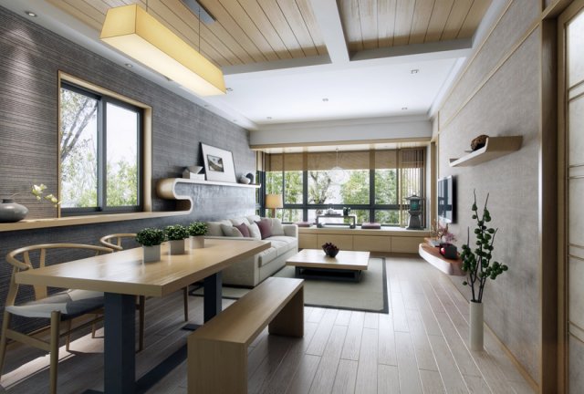 stylish luxury home furnishings - living room 6142 Modelo 3D .c4d .max .obj .3ds .fbx .stl .blend
