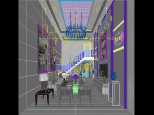 stylish luxury home decoration - living room 6147 3Dモデル