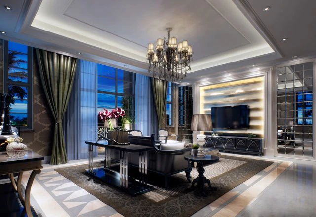 stylish luxury home decoration - living room 6149 3D Model .c4d .max .obj .3ds .fbx .stl .blend 